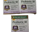 3x Nature's Bounty Daily Probiotic 30 Caps Digestive Health EXP 01/2026 - $16.82