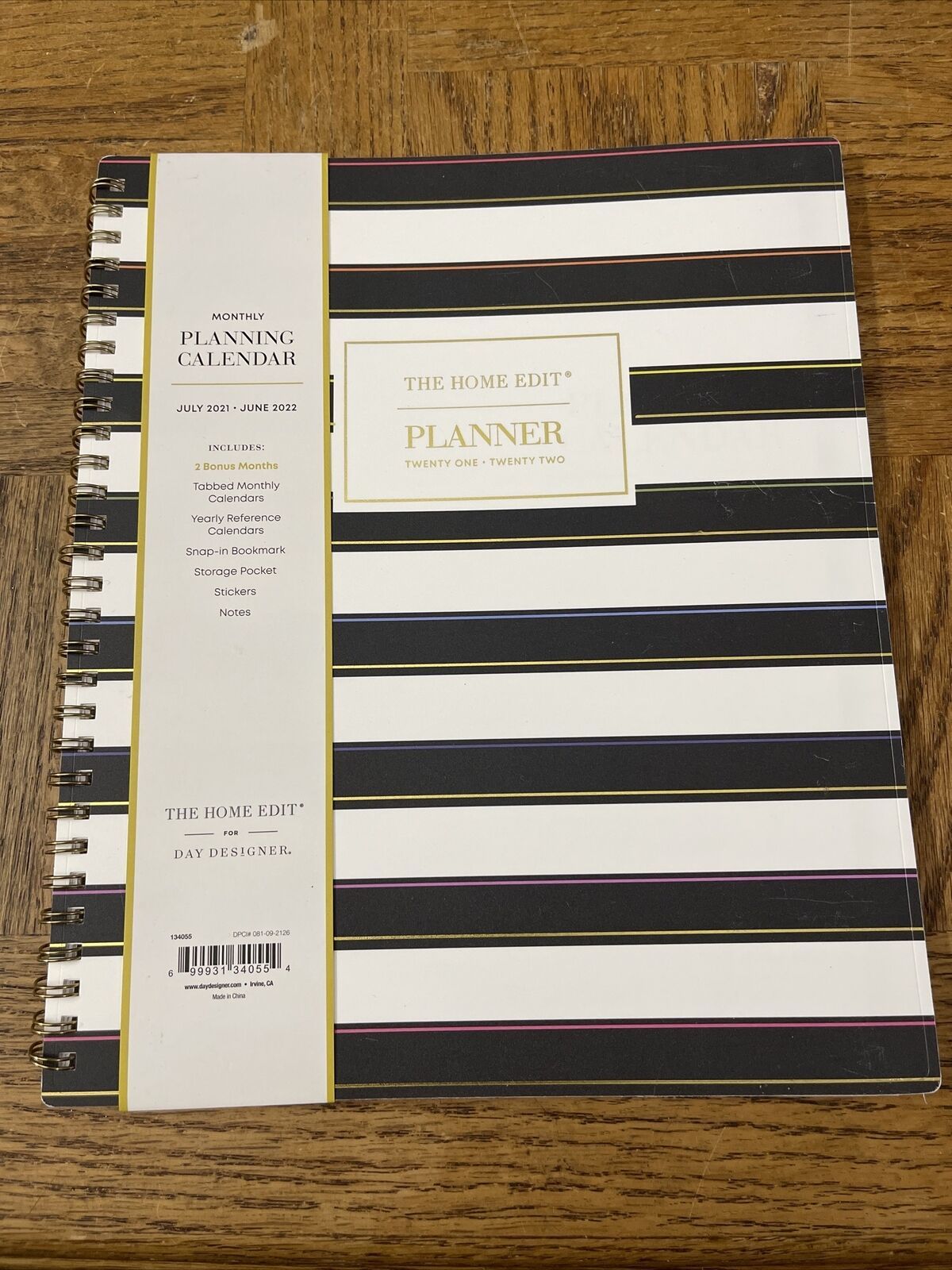 The Home Edit Monthly Planning Calendar 2021-2022 - $25.62