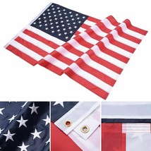 3&#39;x5&#39;ft US American Flag Heavy Duty Stars Sewn Stripes Grommets 210D Oxford USA - £9.21 GBP