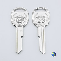 ORIGINAL B49-B Emblem Key Blanks for Various Models by General Motors (2 Keys) - £7.94 GBP