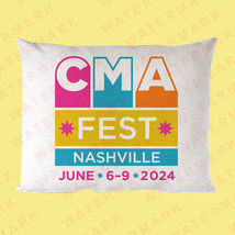 CMA FESTIVAL NASHVILLE 2024 Pillow Cases - $26.00