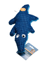 GKC Squeaky Velvet Alligator Interactive Plush Dog Toy 12 Inches - £12.13 GBP