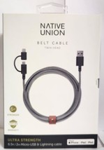 Native Union 6.5&#39; Micro USB/Apple Cable MFi-Certified - £13.69 GBP