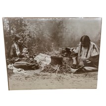 Plains Indian Women Preparing Dinner Print Old West Collectors Series  11”x14” - £24.52 GBP