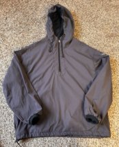 Y2K 90&#39;s  Prana Men&#39;s blue Pullover Logo hooded jacket coat - £22.90 GBP