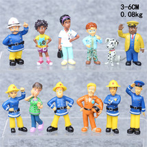 12PCS Fireman Sam Series Hand Action Figure Toy Birthday Gift - $15.99
