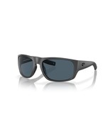 Costa Man Sunglasses Matte Gray Frame, Gray Lenses, 60MM - $202.38 CAD