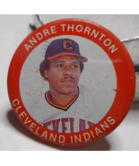 Andre Thornton Cleveland Indians #125-133 Fun Foods MLB Button Pin Vinta... - £4.97 GBP