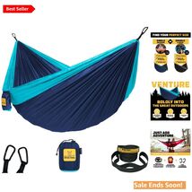 Durable Camping Hammock with Tree Straps - Supports 500lbs for Adventurers - $65.29