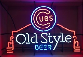 New Old Style Beer Chicago Cubs 2016 World Series Champions Neon Sign 24"x20" - £196.72 GBP