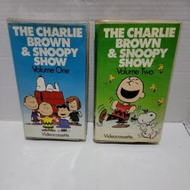 The Charlie Brown &amp; Snoopy Show Volume 1 &amp;  2 VHS - £18.22 GBP