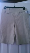 Nwt Ladies Lisette L Sport Beige Tan Golf Shorts Sizes 4 6 &amp; 8 Stretch $120 - £35.19 GBP