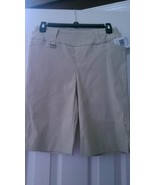 NWT Ladies LISETTE L SPORT BEIGE TAN GOLF SHORTS sizes 4 6 &amp; 8 STRETCH $120 - $856.58 MXN
