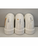 Pack of 3 Charlotte Pipe 3 In. Schedule 90 Deg. Sanitary DWV PVC Elbow i... - $22.93 CAD
