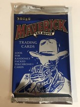 Maverick Trading Cards One Pack Mel Gibson James Garner Jodie Foster - $76.38 MXN