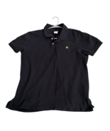 Brooks Brothers Performance Polo XL Black Solid Logo Short Sleeve Cotton... - $26.60