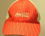 Coca Cola Hat Cap Red and White Adjustable strap BA1 - $14.84