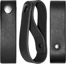 Genuine Leather Black Whip Holster, Handmade Bull Whip Holder for Horse Riding - £5.66 GBP