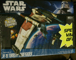 Star Wars The Clone Wars TCW Republic V-19 Torrent Starfighter 2011 vehi... - $149.99