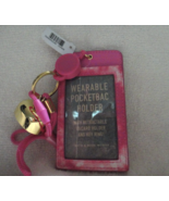 Bath &amp; Body Works Pink Tie-Dye ID Card Pocketbac Holder Lanyard Key Ring... - $365.56 MXN
