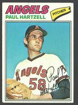 California Angels Paul Hartzell 1977 Topps Baseball Card #179  - £0.39 GBP