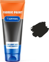Black Fabric Paint 2 fl. oz Black Fabric Paint for Clothes Permanent Tex... - $367.04 MXN