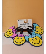 Luggage Tags Set Of 4 G Force Pink &amp; Blue Smile Cowboys NEW - £17.39 GBP