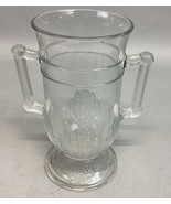 Antique 1880 EAPG Duncan &amp; Sons Pressed Glass Shell &amp; Tassel Spooner - 8”H - $19.79