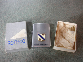 ROTHCO No. 195 Honor Graduate US Army Cigarette Lighter Made In Japan With Box - £31.56 GBP