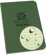 Weatherproof Soft Cover Pocket Notebook, 3.5&quot; X 5&quot;, Green Cover, Univers... - $198.80 MXN