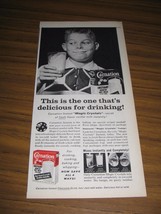 1957 Print Ad Carnation Instant Milk Boy with Milk Mustache - £8.60 GBP