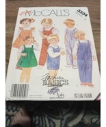 McCall&#39;s Pattern 3335  Toddler Overall, Short-all, Jumper  Size 3 UNCUT - £5.72 GBP