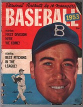 Baseball 1953-Dell-Duke Snider-stats-info-pix-all MLB teams-G - £32.18 GBP