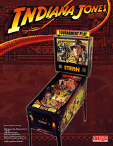 Indiana Jones Pinball FLYER Original UNUSED Harrison Ford Double Sided Art 2008 - $15.75