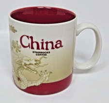 Starbucks China Skyline Global Icons Series 2015 16oz Red Dragon - $19.99