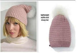 Hot Paws Droop Hat With Pom Pom- Peony - £9.11 GBP
