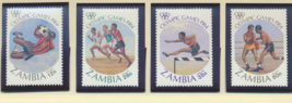 Zambia Stamps Scott #304 To 307, Mint Never Hinged - £2.34 GBP