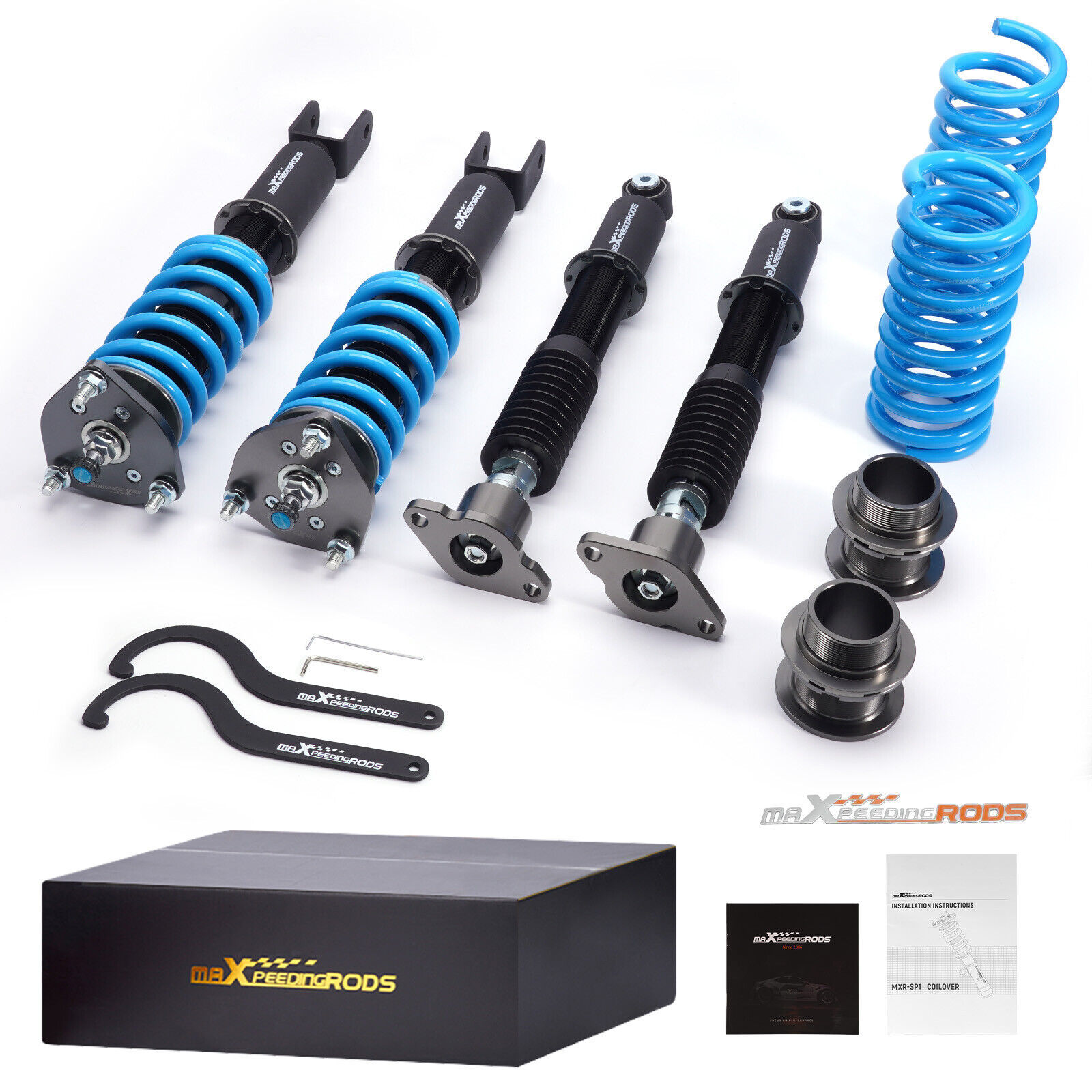 MaXpeedingrods T6 Coilover 24 Step Damper Kit For Mercedes-Benz C-Class W205 RWD