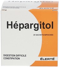 Hépargitol For Digestion Discomfort &amp; Constipation-Pack Of 20 Twin Sachets - £12.57 GBP