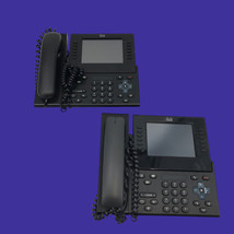 LOT of 2 Cisco Unified IP Phones CP-9971 Touchscreen #U0168 - $32.89