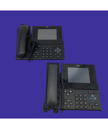 LOT of 2 Cisco Unified IP Phones CP-9971 Touchscreen #U0168 - £25.72 GBP