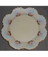 Early 1900s HAND PAINTED Rosenthal 10&quot; SCALLOPED PLATE - Selb Bavaria VE... - $49.49