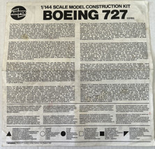 1/144 Scale Model Construction Kit Boeing 727 Vintage Plane Blueprint Di... - $14.80