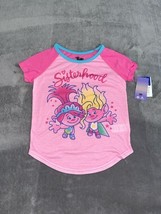 DreamWorks Trolls Pink Girl&#39;s Sisterhood T-Shirt Size 6 - $11.99