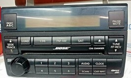 2005-2006 Nissan Altima BOSE 6 Disc CD Radio &amp; SAT Receiver W/O Nav - $60.78