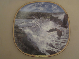 BALD EAGLE collector plate NIAGARA FALLS Thundering Waters #1 FRANK D MI... - $20.00