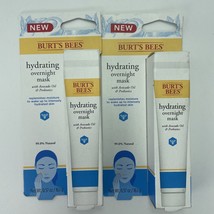 2X Burts Bees Hydrating Overnight Mask with Avocado Oil &amp; Prebiotics 0.57 oz - £5.40 GBP