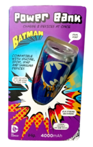 iHip DC Comics Batman 4,000mAh Portable Can-Shaped Dual-USB Port Power Bank RARE - £9.75 GBP