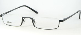 Start Bi 1185-16 CH:01 Black Eyeglasses Glasses Half Rim Metal Frame 48-21-145mm - $35.64