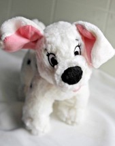Disney Store -101 Dalmatians DOTTIE 3&quot; T Beanbag Plush Girl Dog Pink Collar RARE - £9.59 GBP